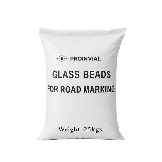 Microesferas de vidrio: PROINVIAL, Origen Asia.