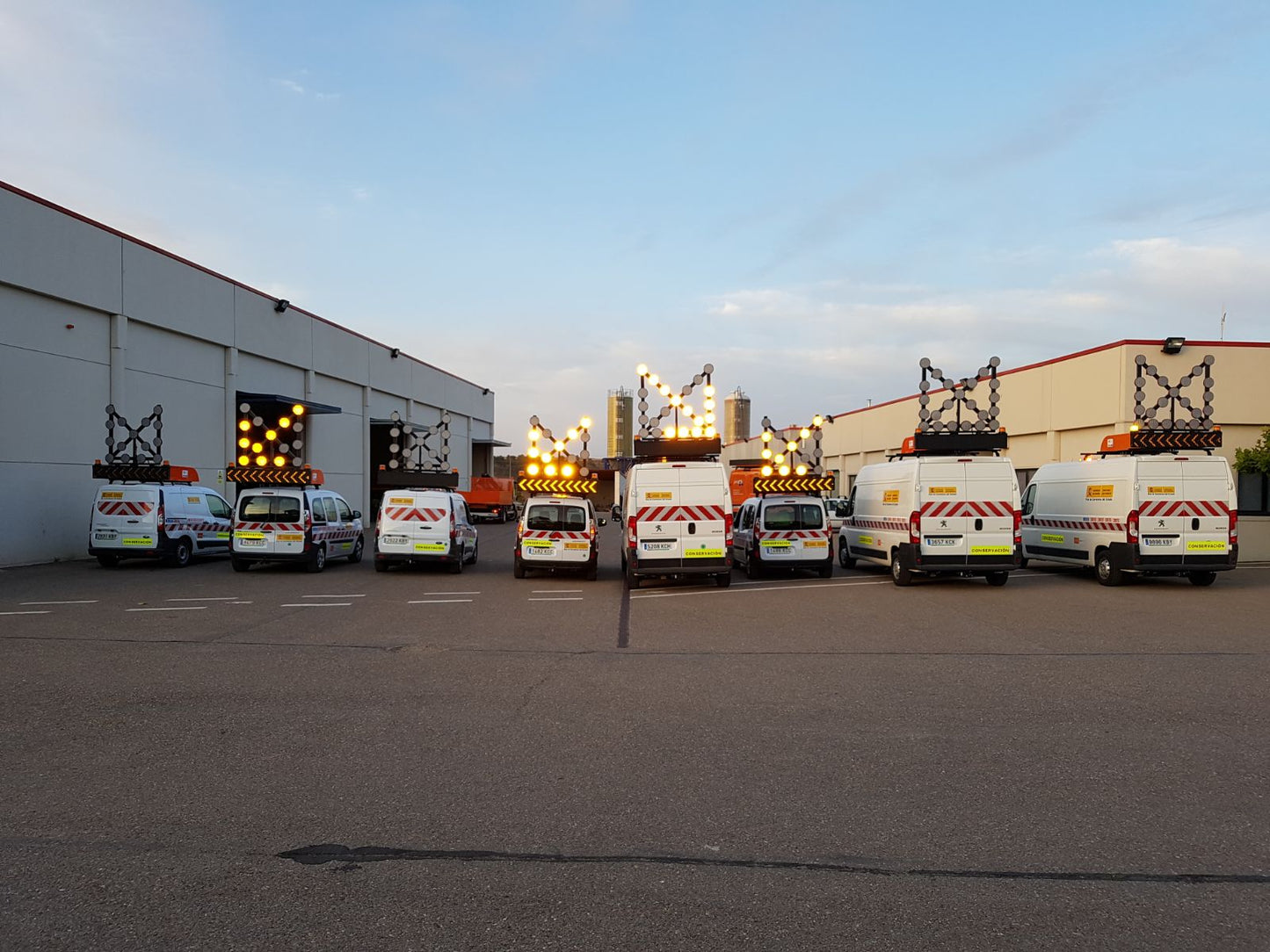 Flecha Led direccional